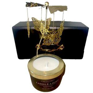 Kelly's Custom Candles Scented Candle Butterfly Spinner Sandalwood Rose 3.5oz